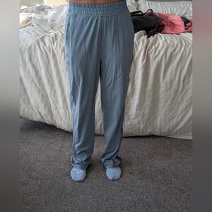 Lululemon Everlux High-Rise Zip-Leg Track Pant Full Length Light Blue